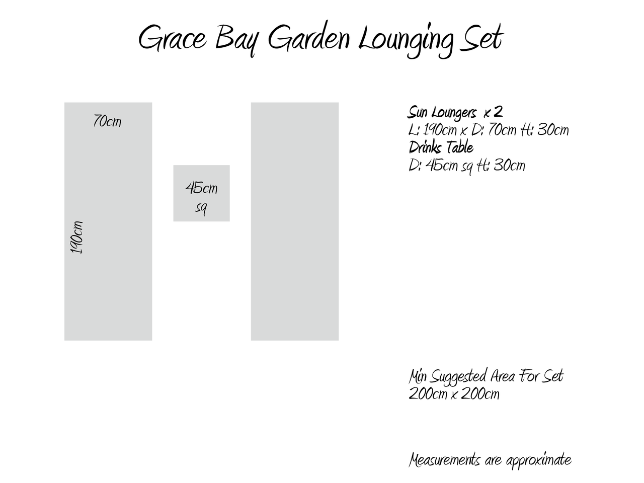 Grace Bay Sun Lounger Set