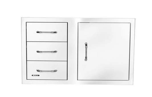 Bull Reveal Reversible Door/Triple Drawer Combo 97cm