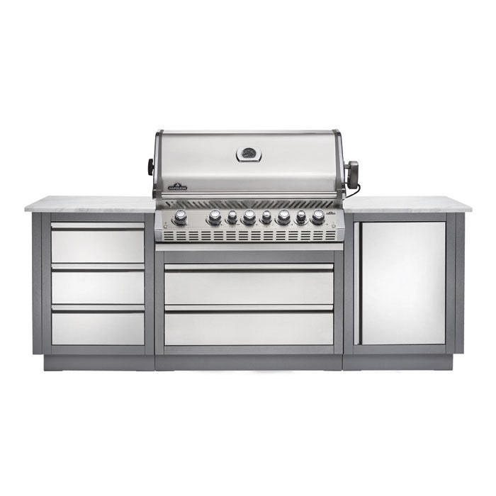 Napoleon Oasis Built-In Under Grill Cabinet for Prestige PRO 665  Built In Grill Head